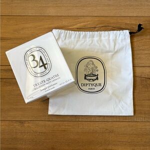 Diptyque 34 Boulevard Saint Germain Scented Candle in White Box (large)